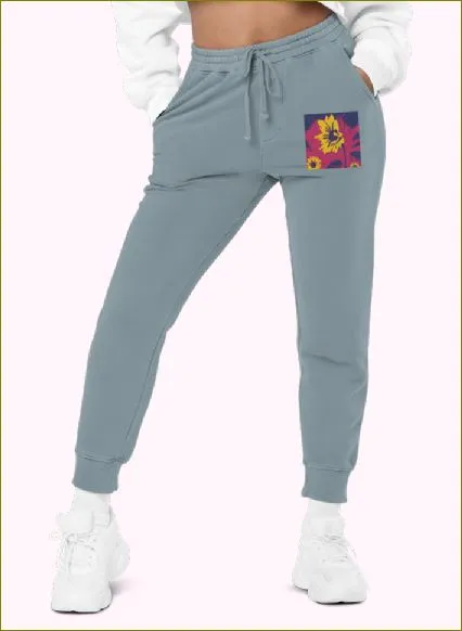 Hazing Sunflowers ~ Pigment-dyed Unisex sweatpants