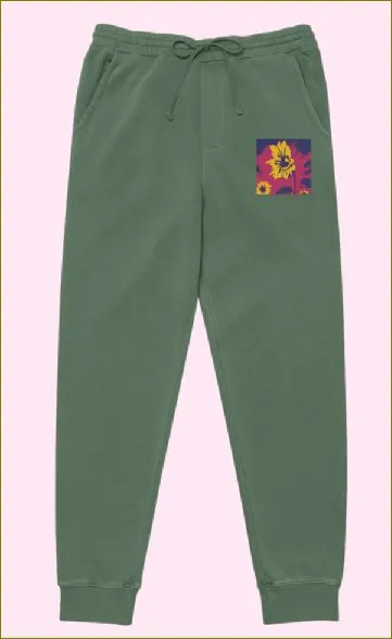 Hazing Sunflowers ~ Pigment-dyed Unisex sweatpants