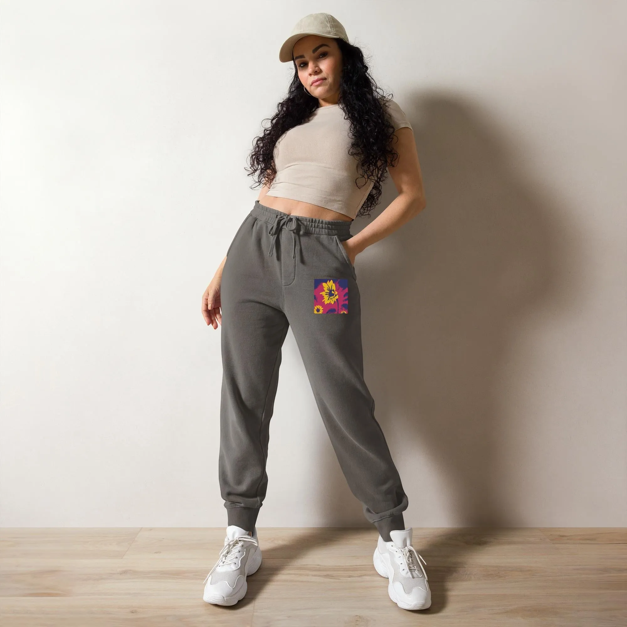 Hazing Sunflowers ~ Pigment-dyed Unisex sweatpants