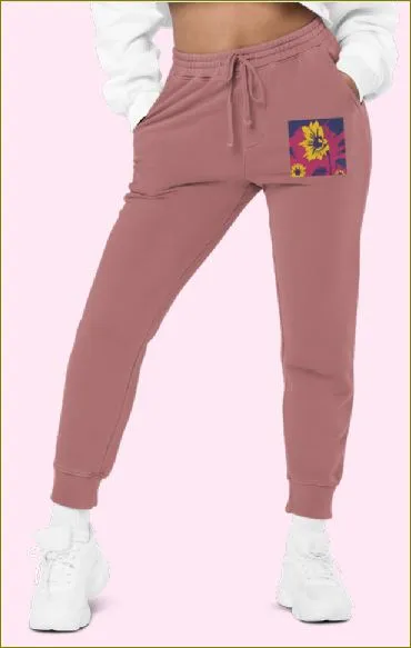 Hazing Sunflowers ~ Pigment-dyed Unisex sweatpants