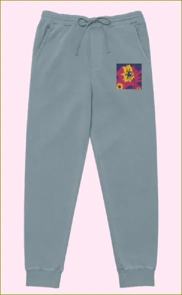 Hazing Sunflowers ~ Pigment-dyed Unisex sweatpants