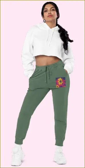 Hazing Sunflowers ~ Pigment-dyed Unisex sweatpants