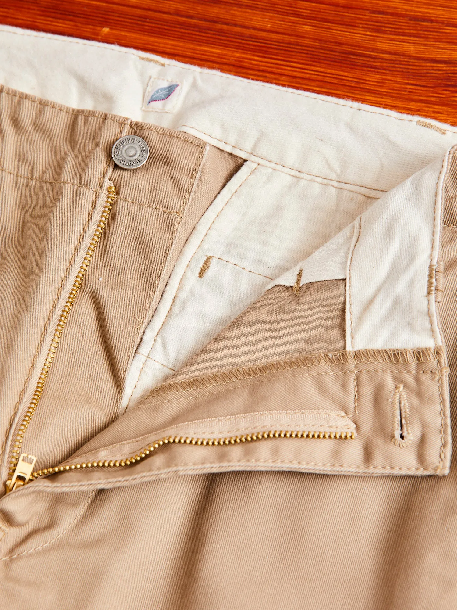 High Density Twill Chino in Beige