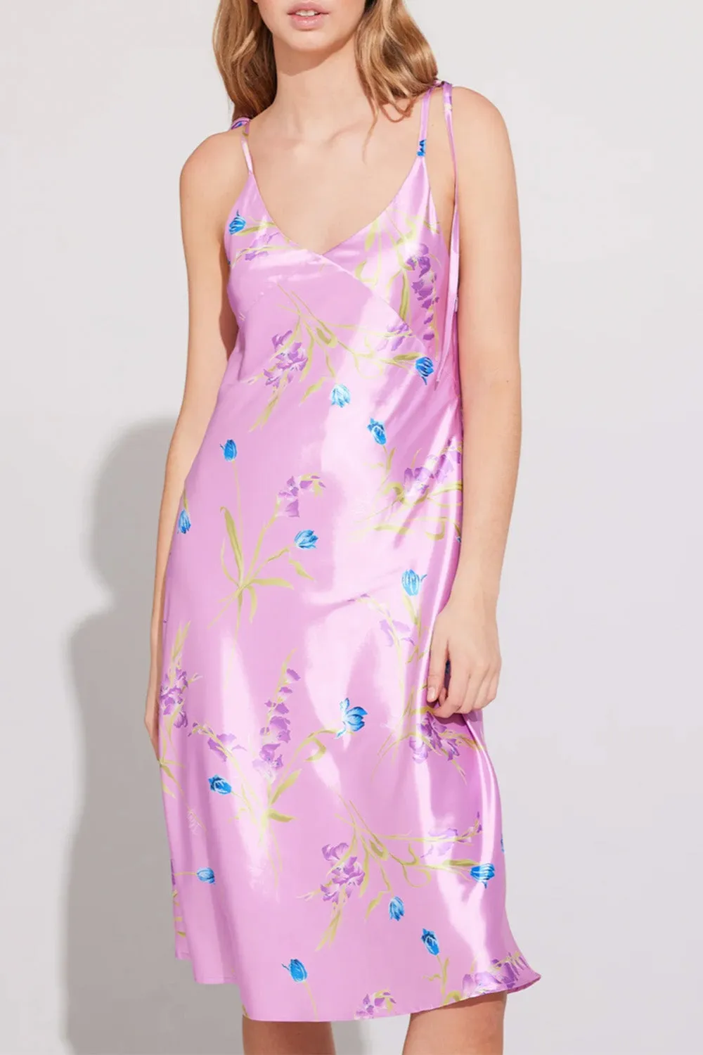 Ilag - Blaklokke Dress: Pink Flower Print