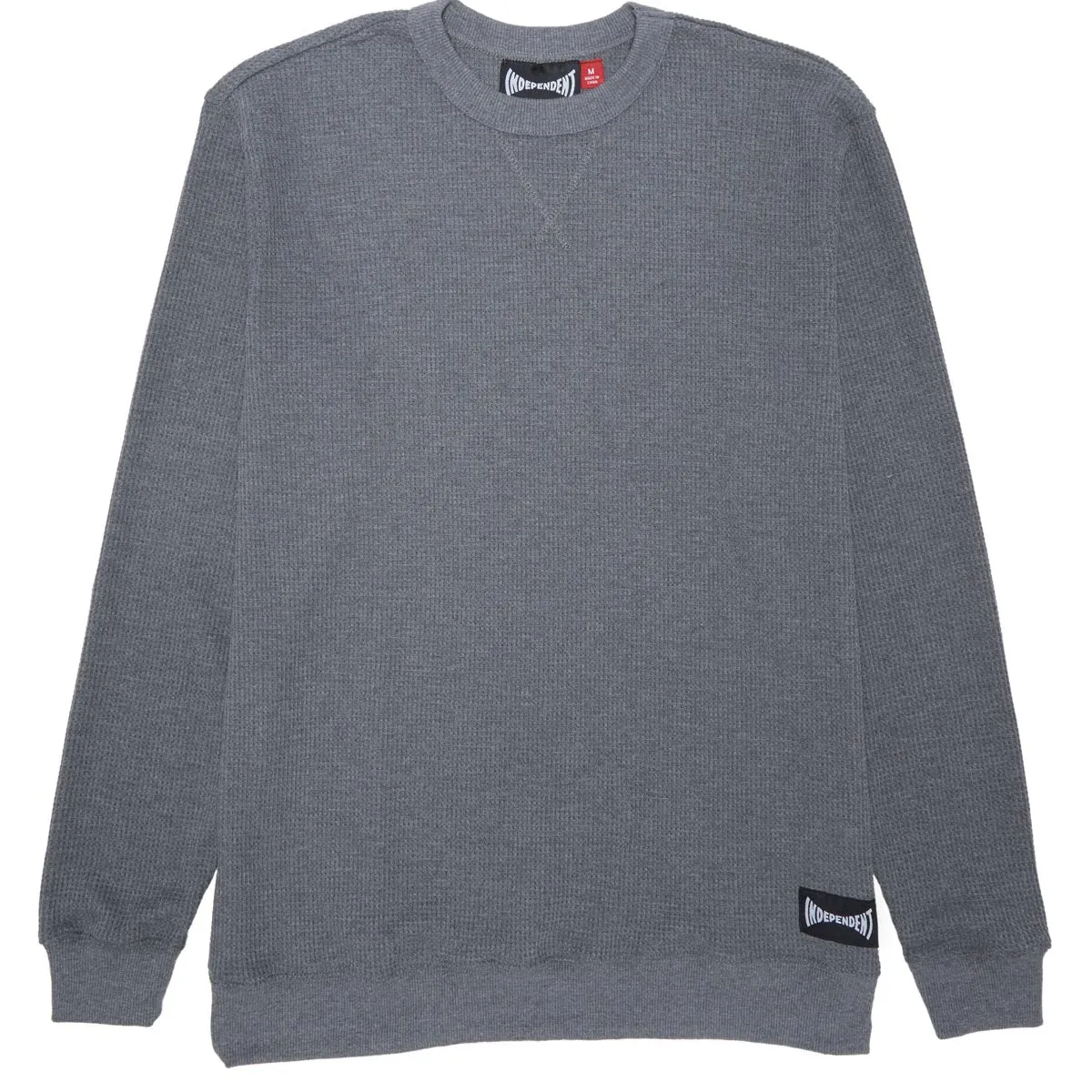 Independent Cannery Long Sleeve Thermal Shirt - Grey Heather