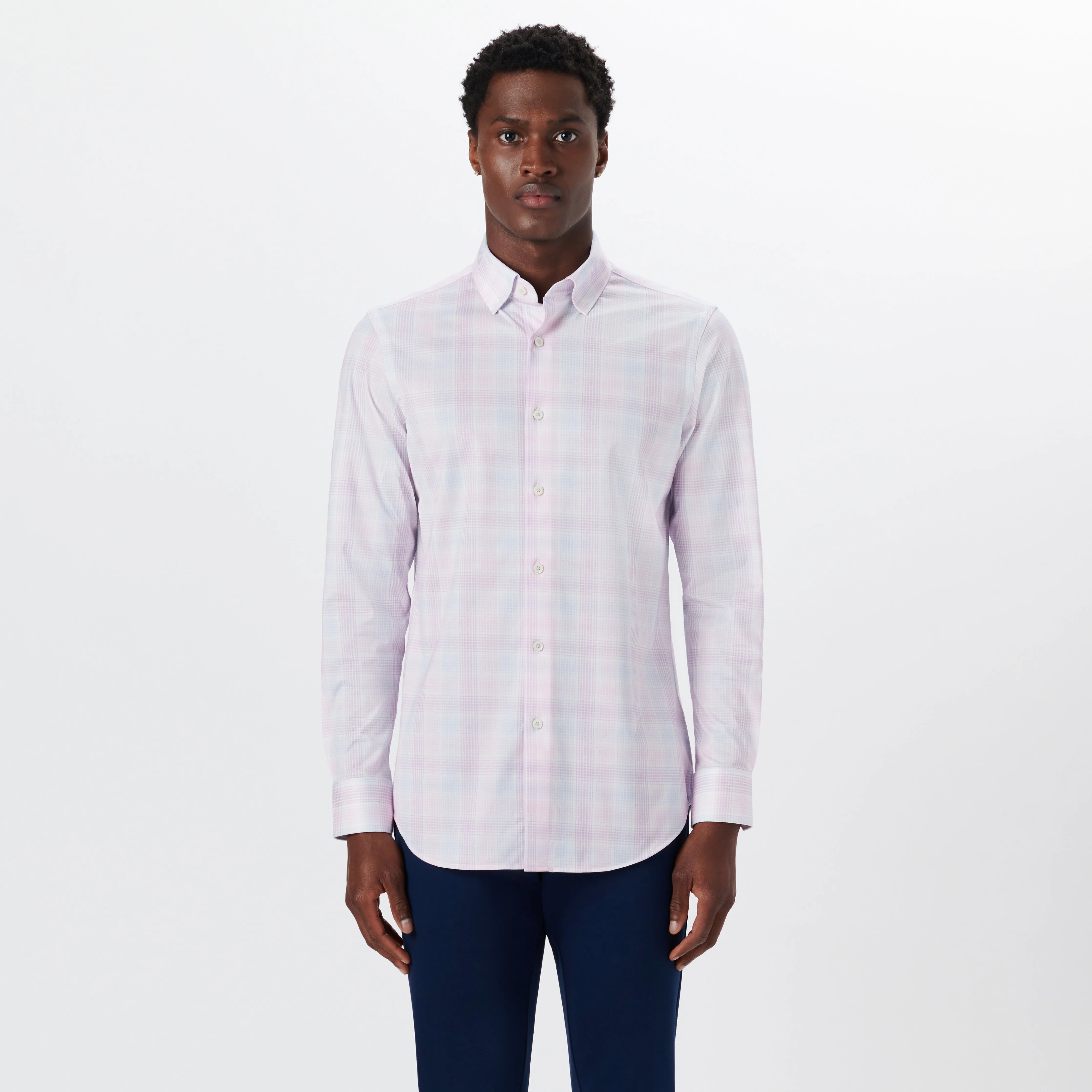 JAMES Plaid Check OoohCotton Twill Shirt