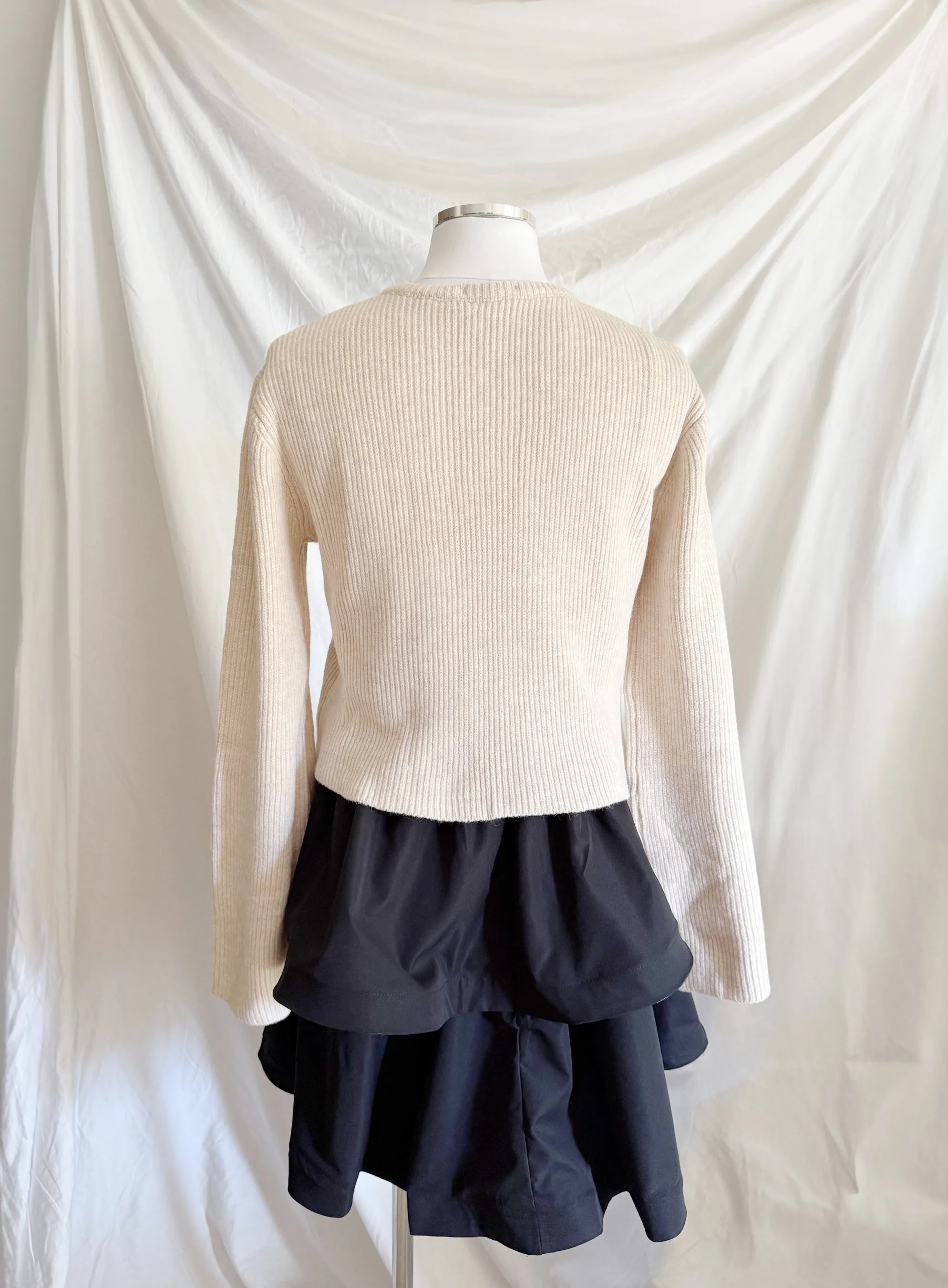 La Luna Bow Tie Cardigan Sweater