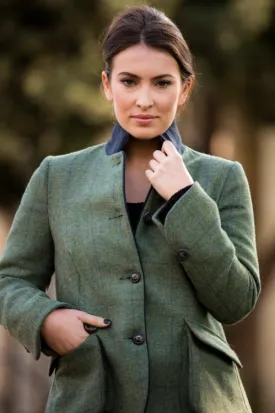 Lake Tweed Field Green Coat