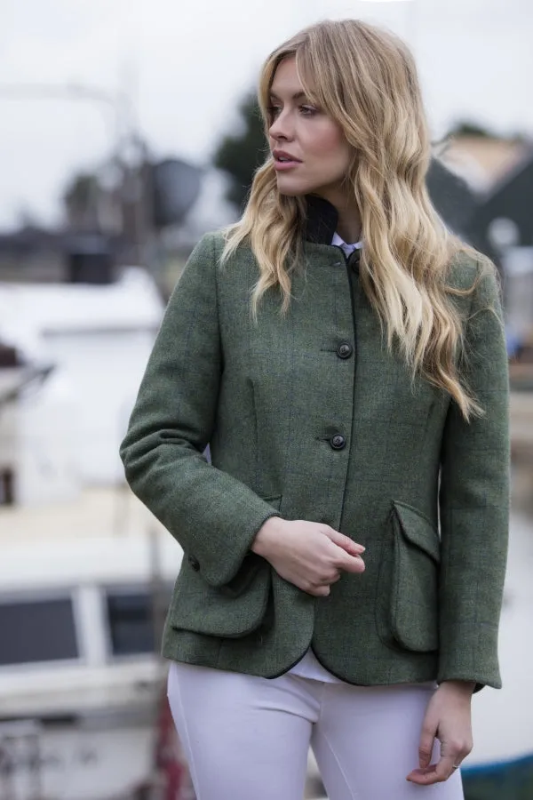 Lake Tweed Field Green Coat