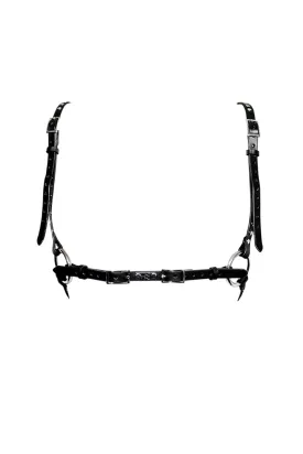 Lily Black Leather Harness