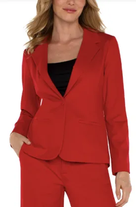 Liverpool Red Tango Fitted Blazer