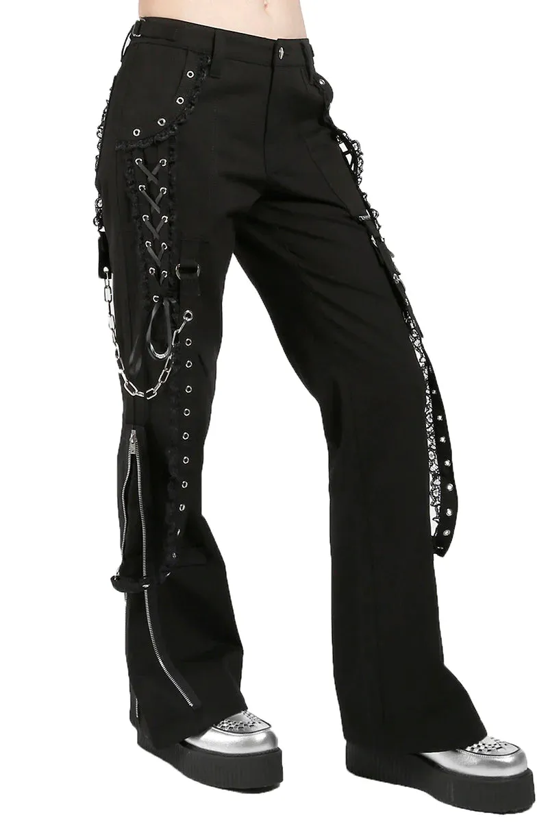 Lolita Dark Street Pants [Black/Black]