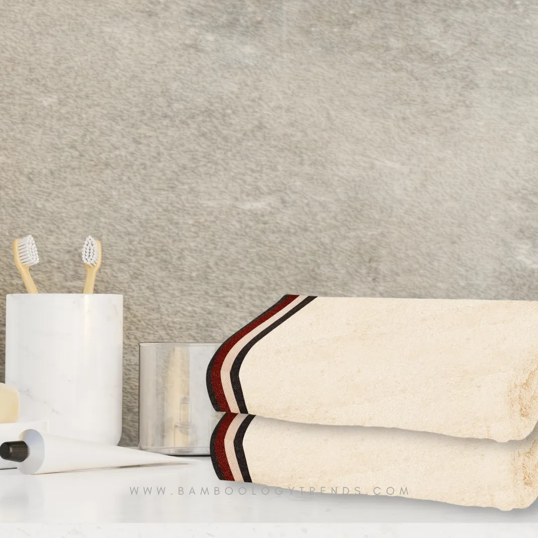 Luxuriously Soft Bamboo Bath Towel – Eco-Friendly, Ultra-Absorbent, and Naturally Hypoallergenic for a Gentle, Spa-Like Experience