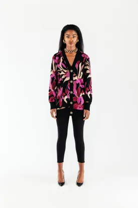 Magenta Floral Kristyn Cardigan