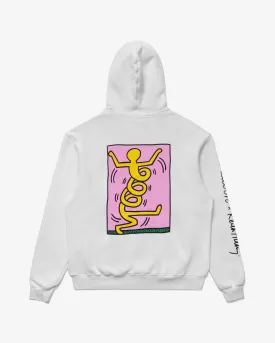 Malbon Golf MALBON X KEITH HARING HOODIE - WHITE