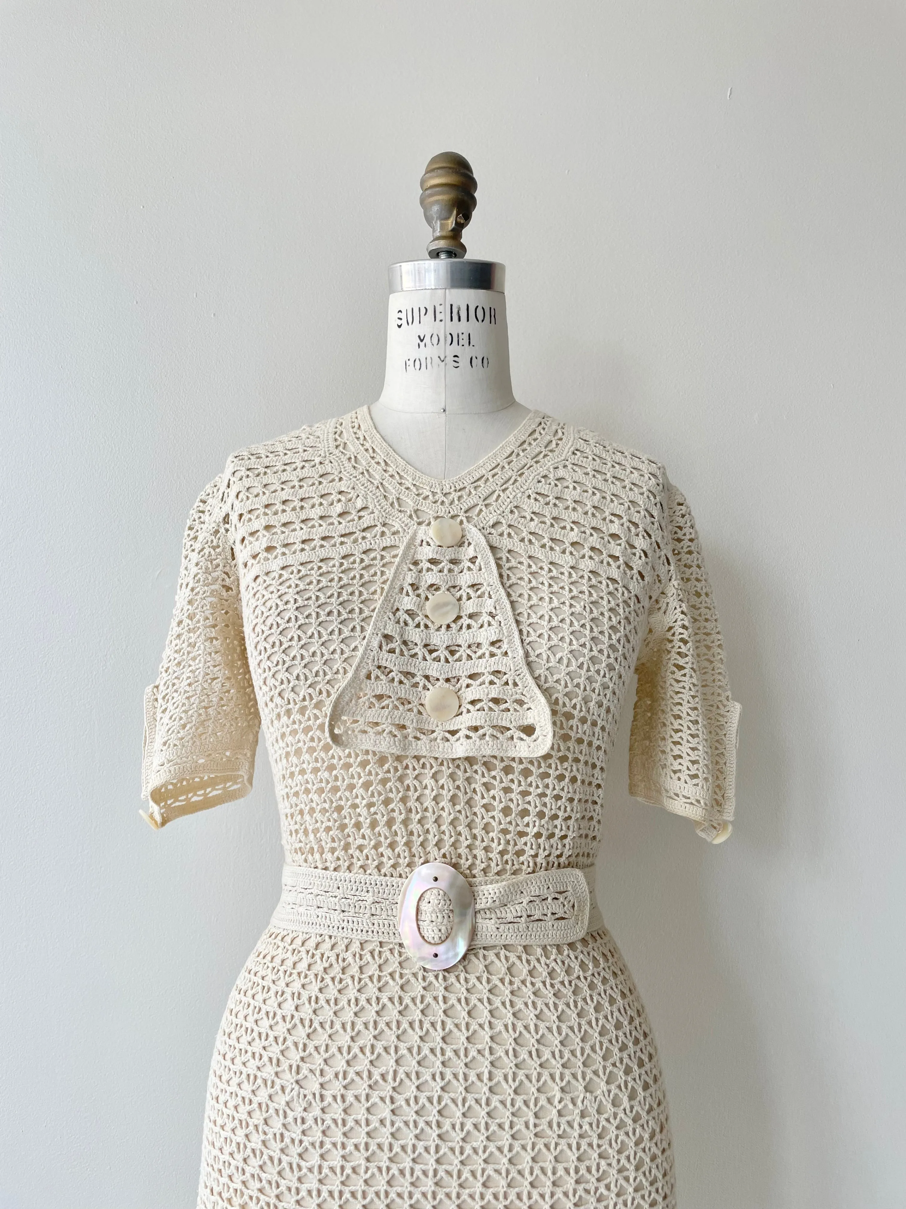 Margaux Crochet Dress | 1930s