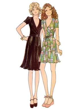 McCall's sewing pattern 8379 Misses' Knit Dress