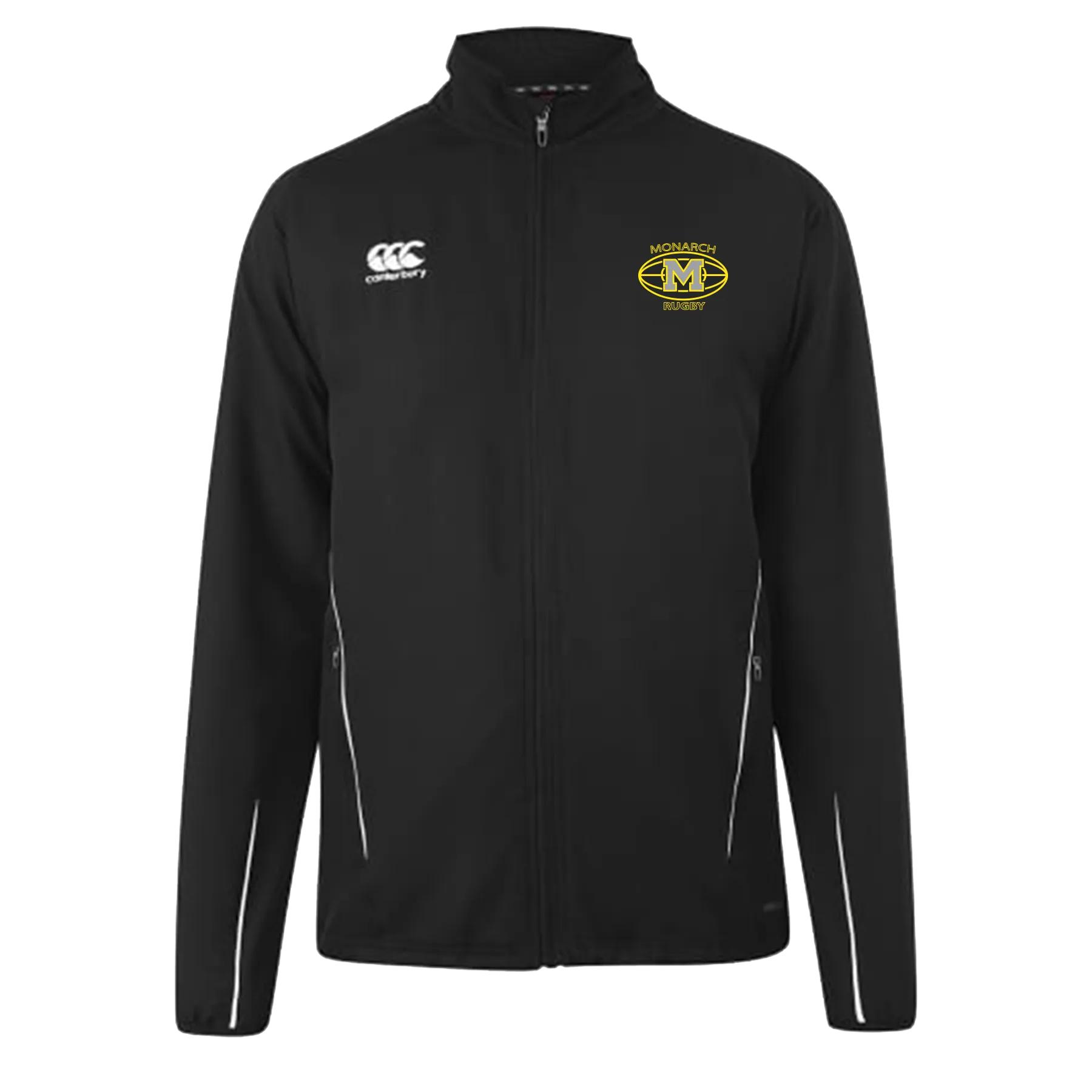 Monarch Rugby Canterbury Team Black Rugby Jacket