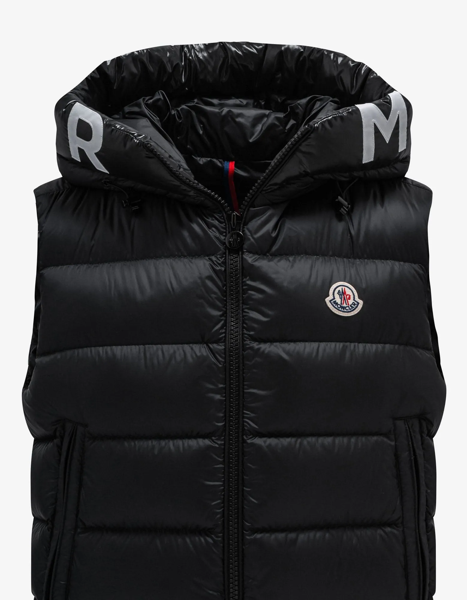 Moncler Montreuil Black Nylon Down Gilet