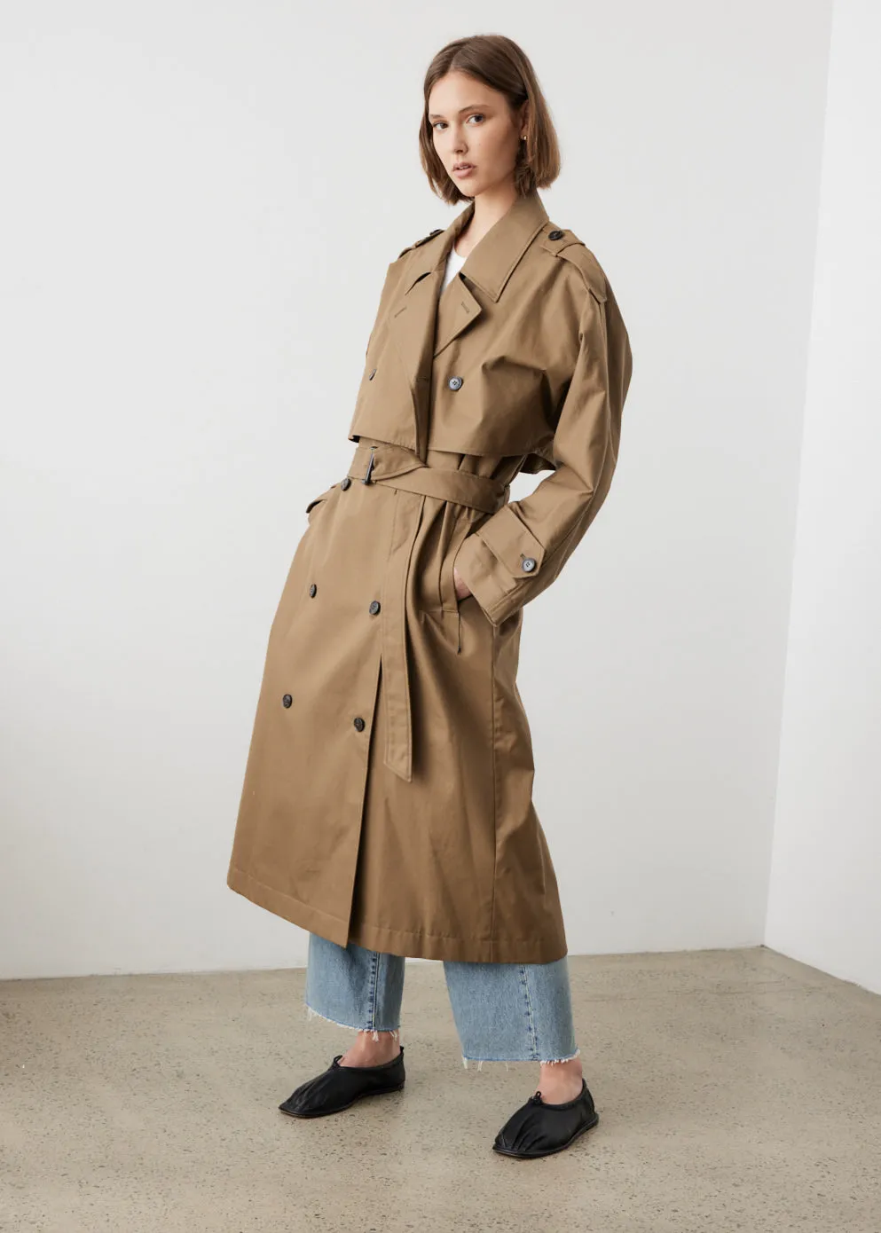 Organic Cotton Trench Coat