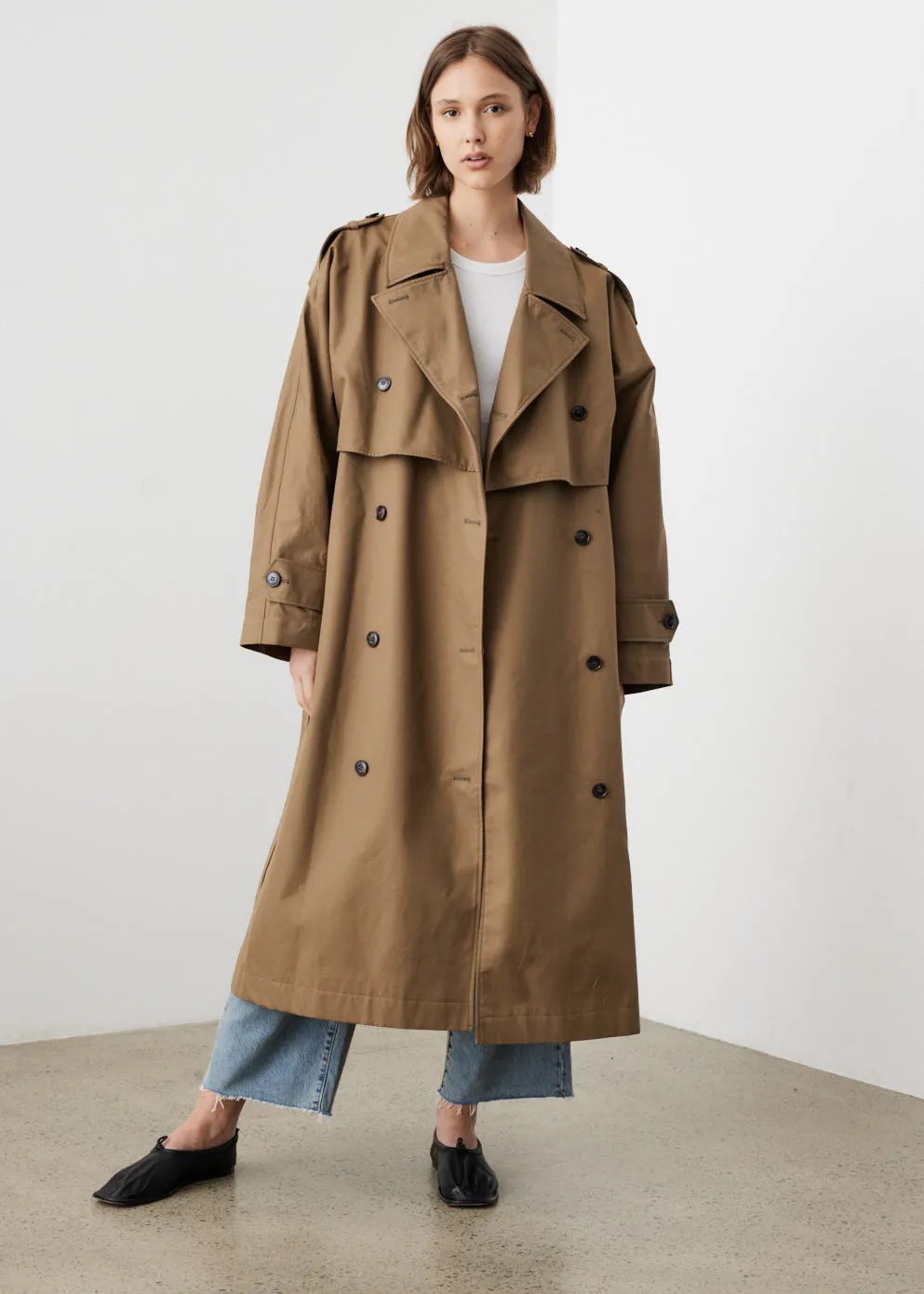 Organic Cotton Trench Coat