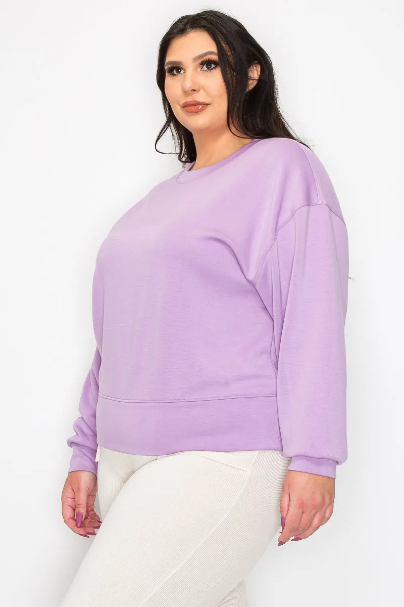 Plus Size Crewneck Sweatshirt