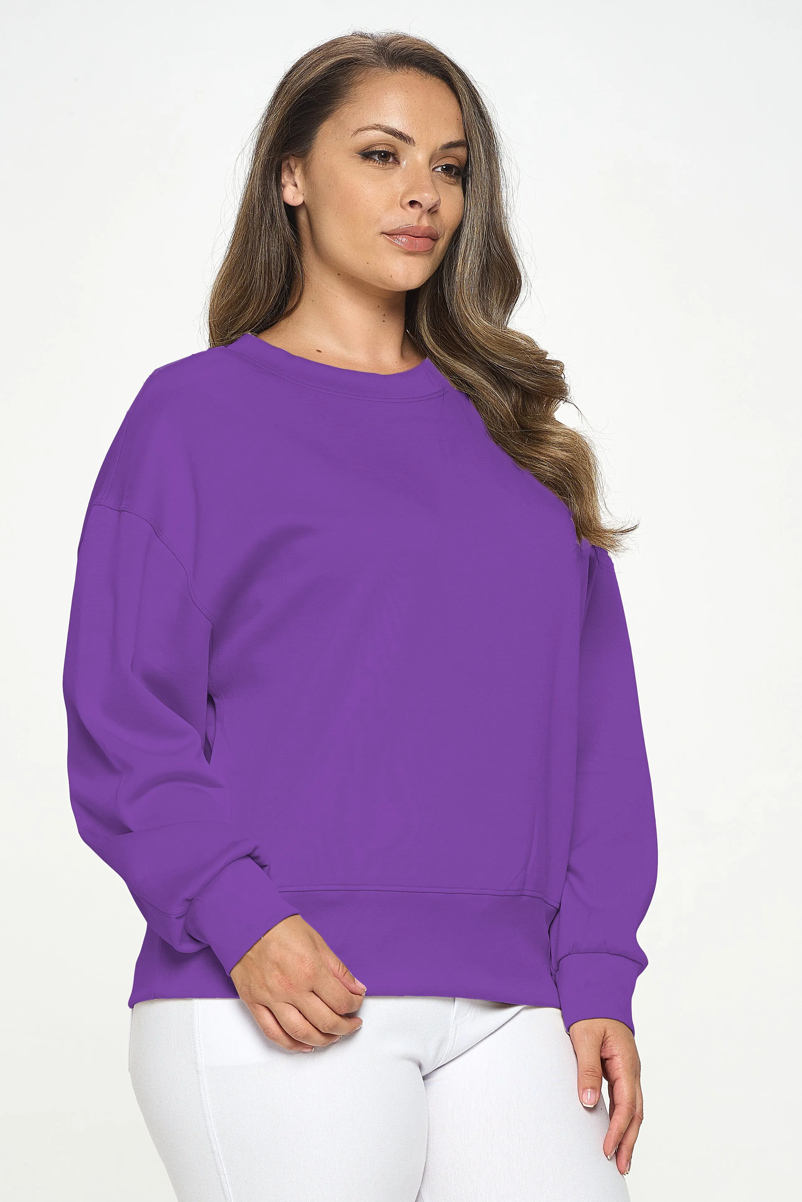 Plus Size Crewneck Sweatshirt