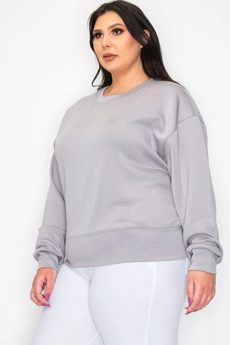 Plus Size Crewneck Sweatshirt