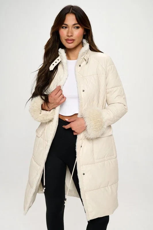 Puffer Trench Coat