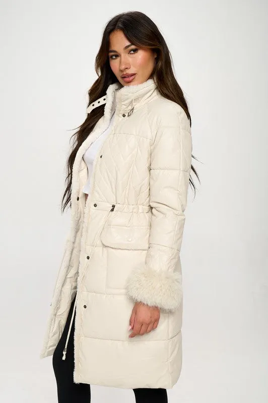 Puffer Trench Coat