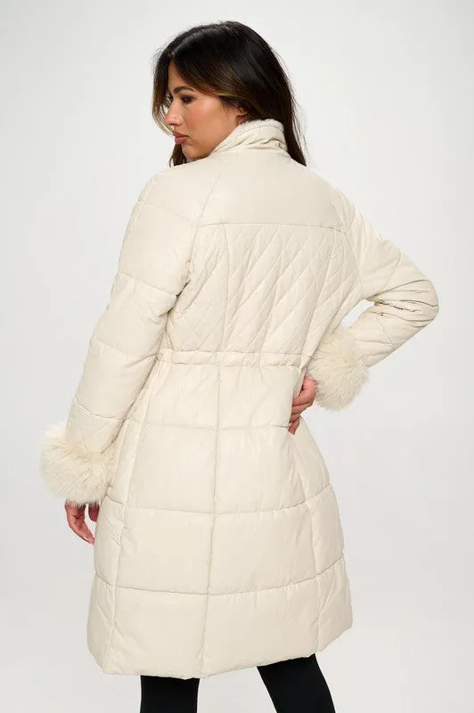 Puffer Trench Coat