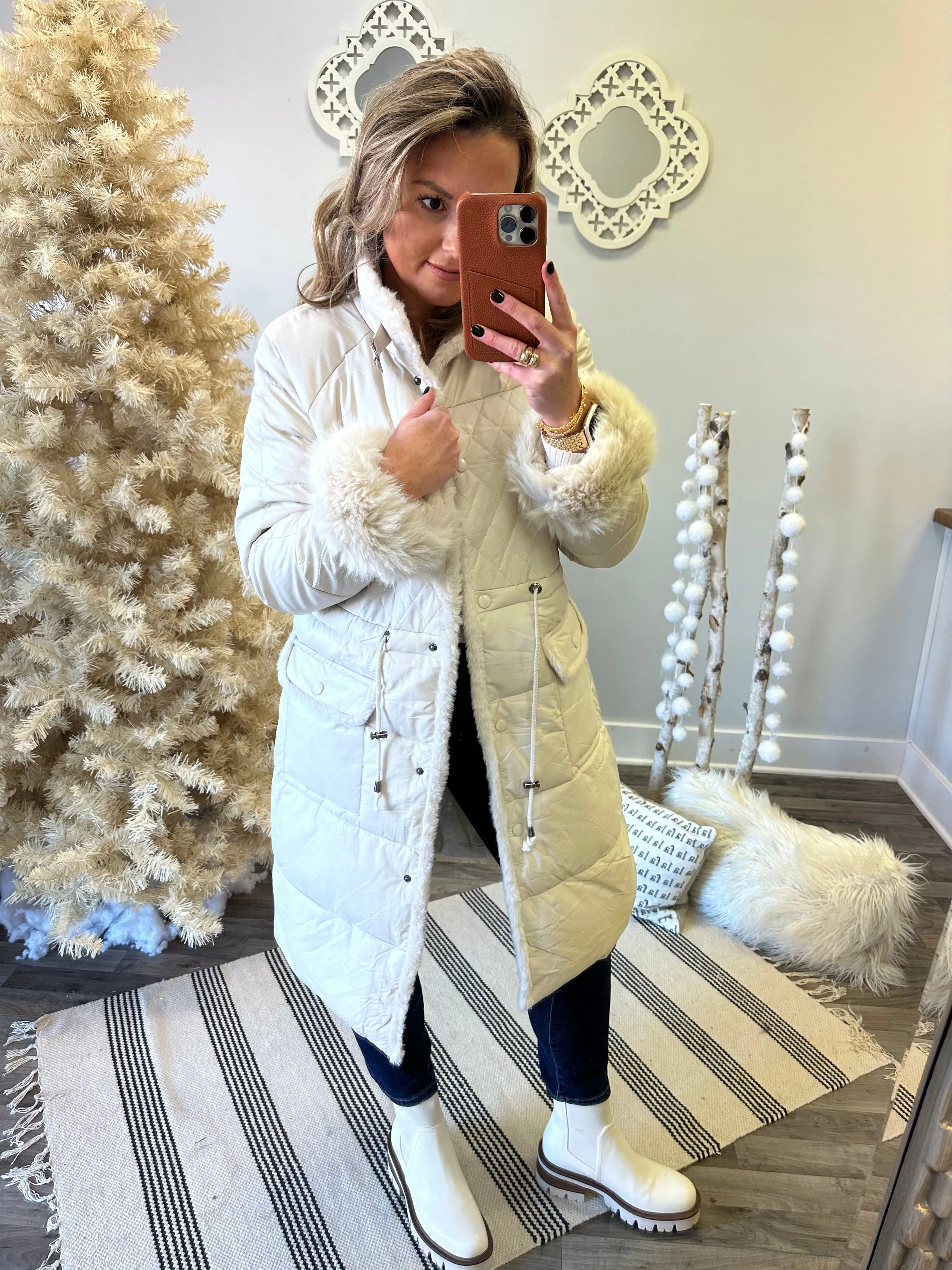 Puffer Trench Coat