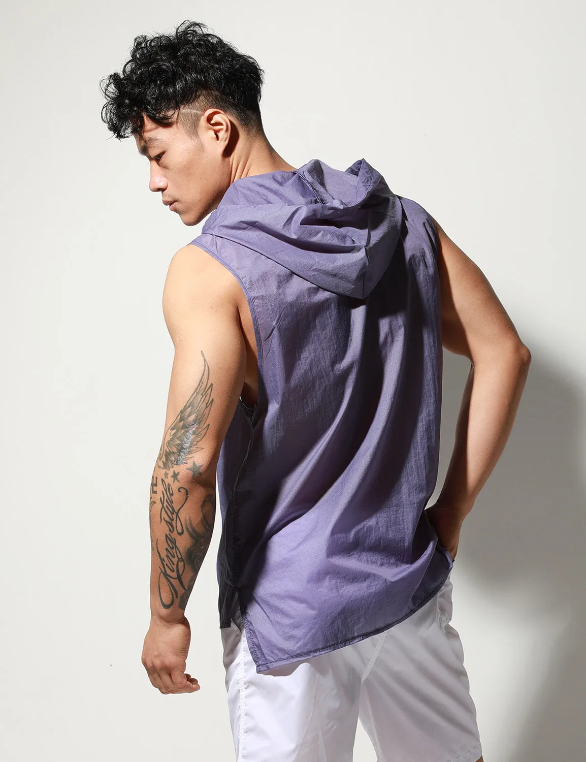 Quick-Dry Sleeveless Hoodie T2003