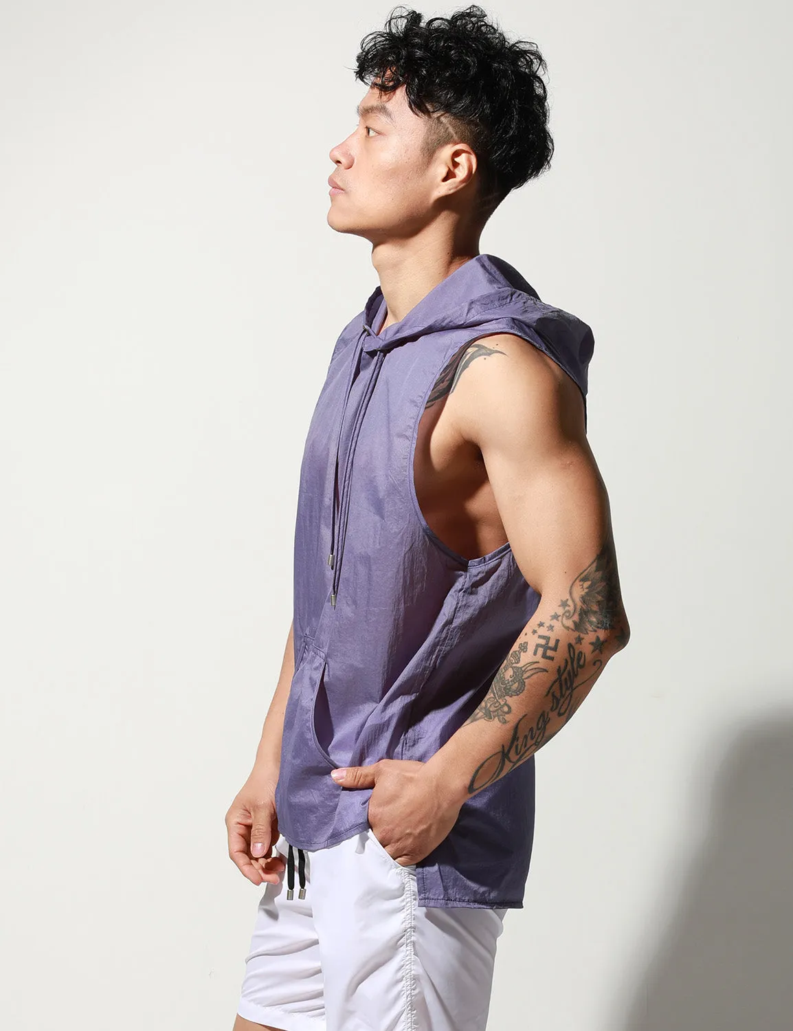 Quick-Dry Sleeveless Hoodie T2003