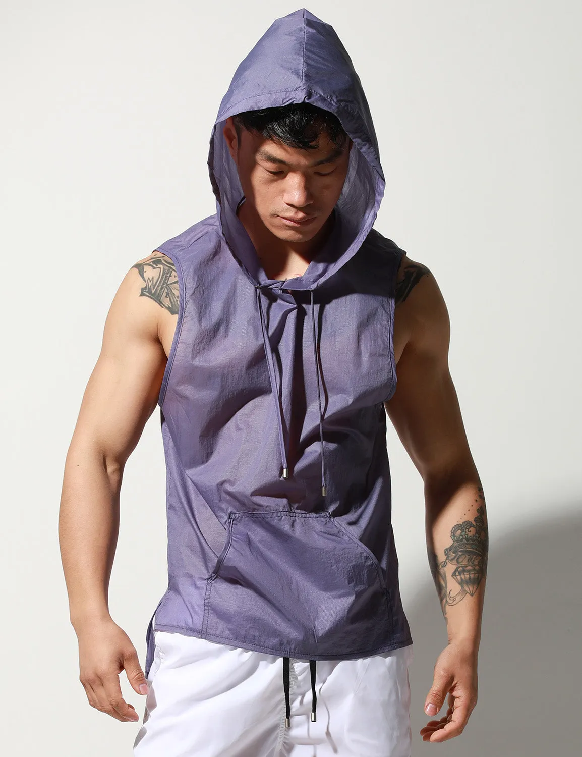 Quick-Dry Sleeveless Hoodie T2003