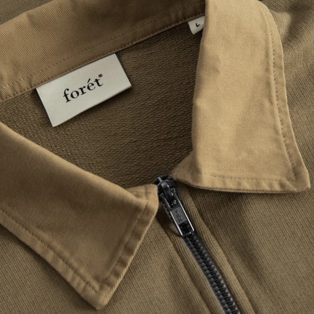 Rattle Half Zip (Burnt Khaki)