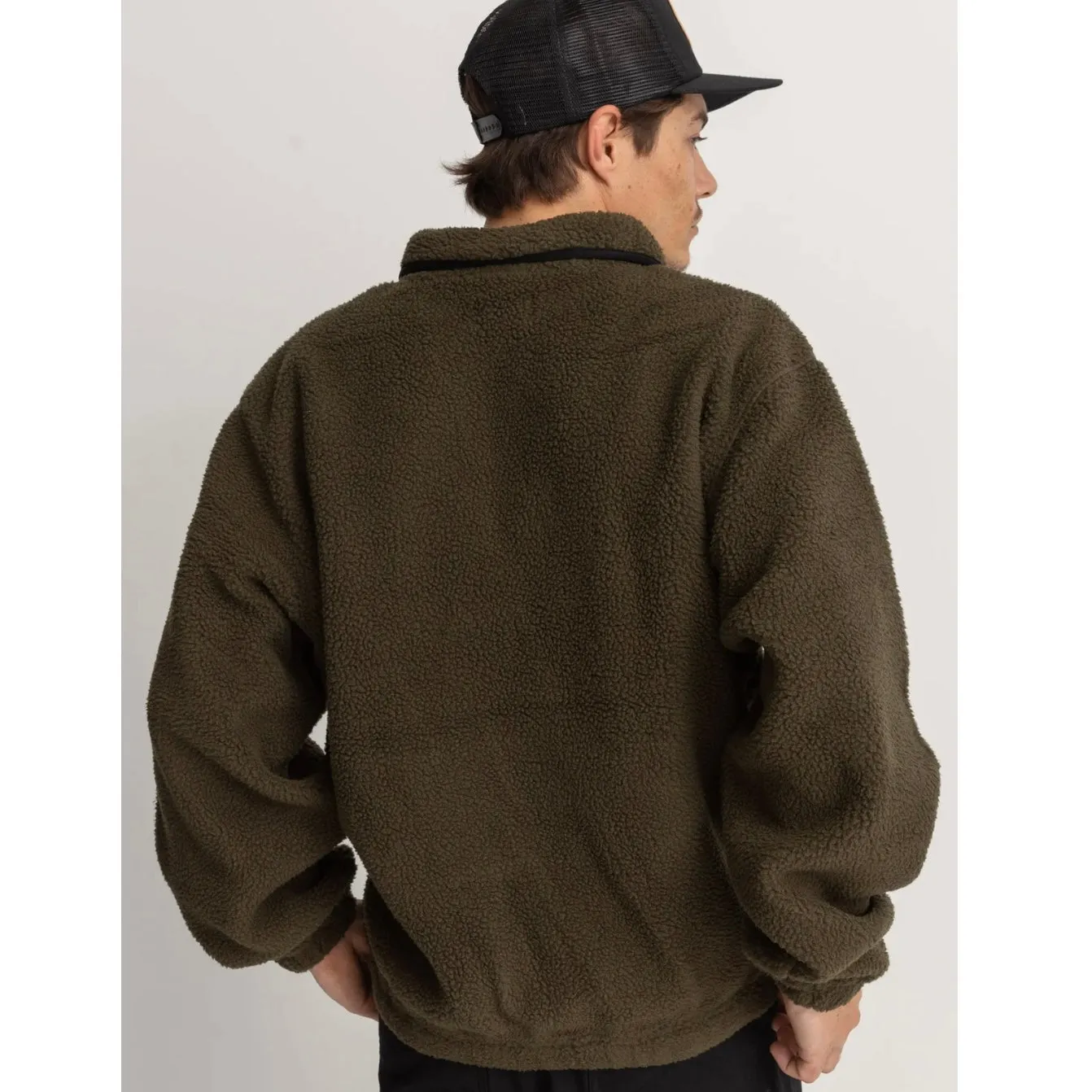 Rhythm | Sherpa Pullover | Olive