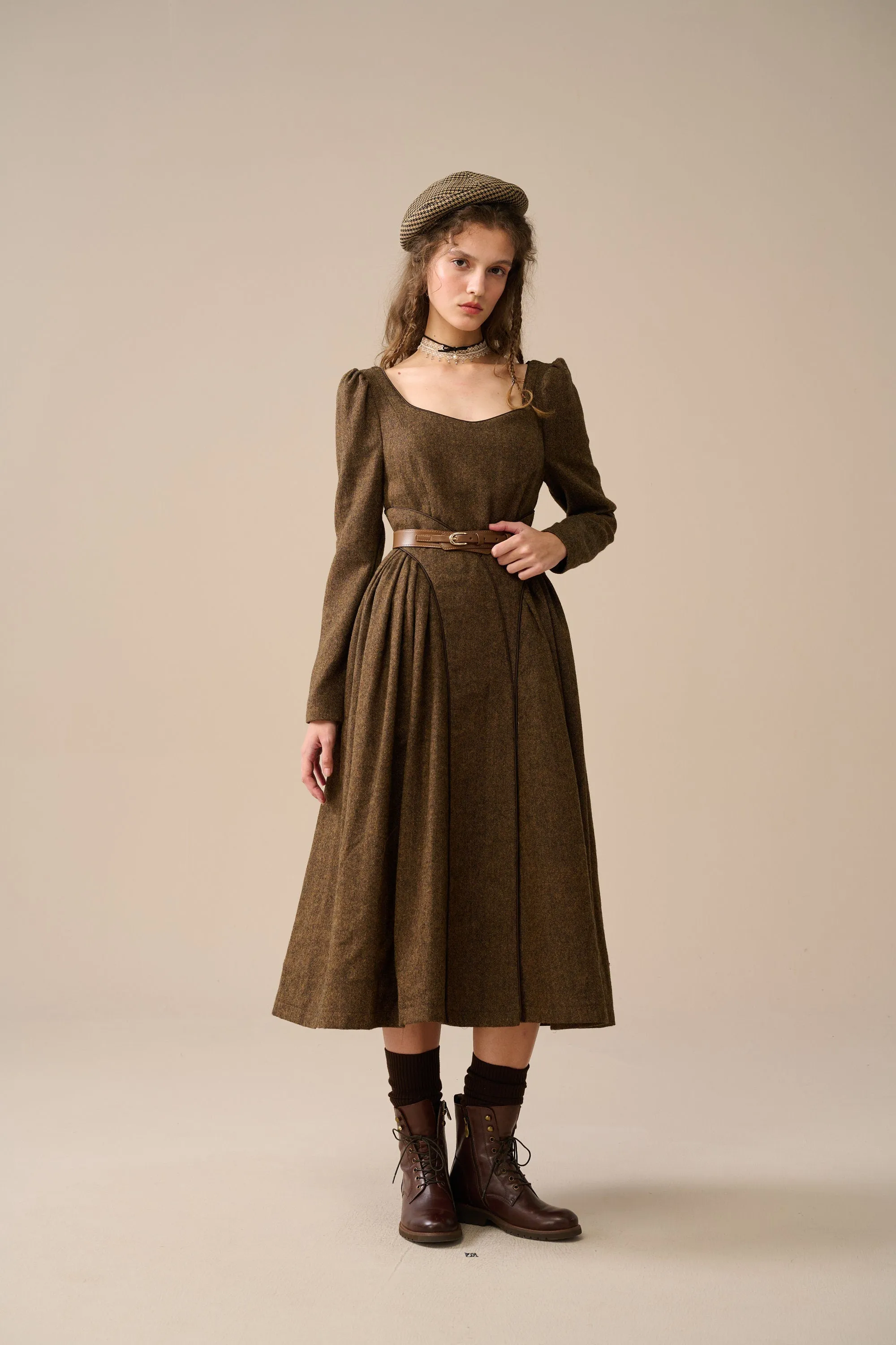 Rosalind 19 | Vintage victorian wool dress