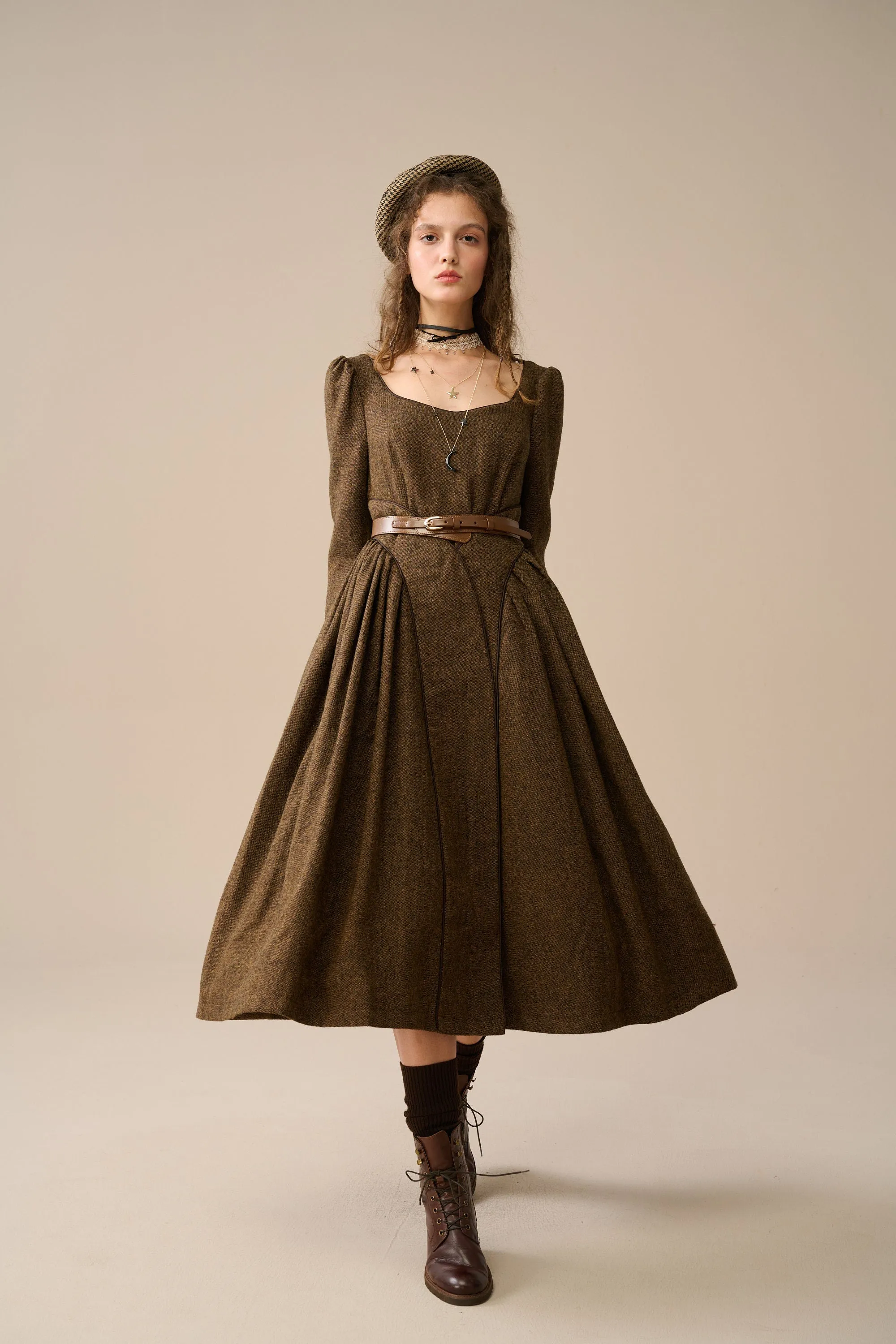 Rosalind 19 | Vintage victorian wool dress