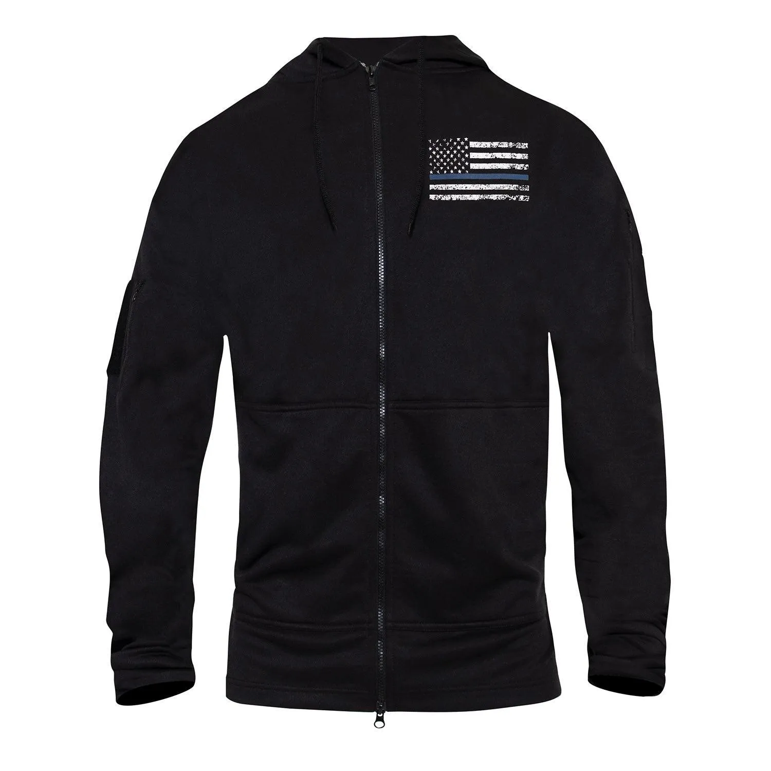 Rothco Thin Blue Line Concealed Carry Zippered Hoodie