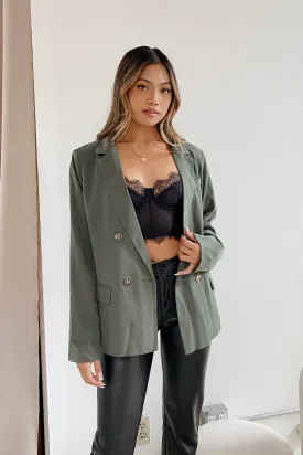 Run Down Blazer - Olive