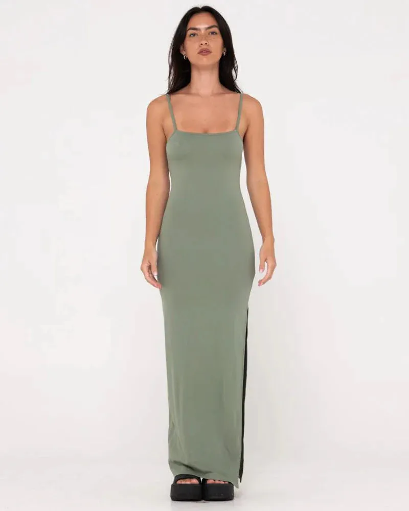 Rusty Vicky Fixed Back Slip Maxi Dress