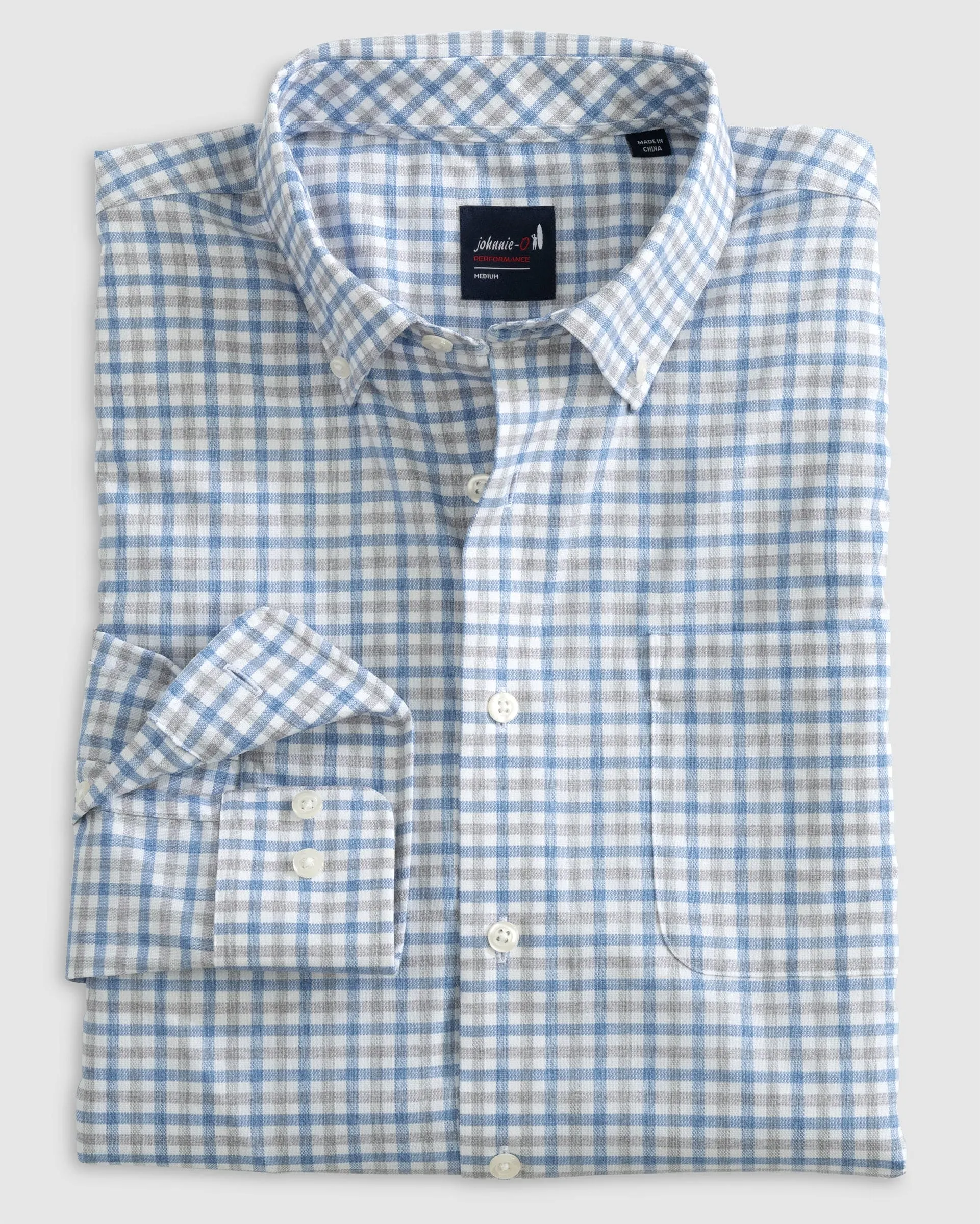 Rylen Performance Button Up Shirt - Wake