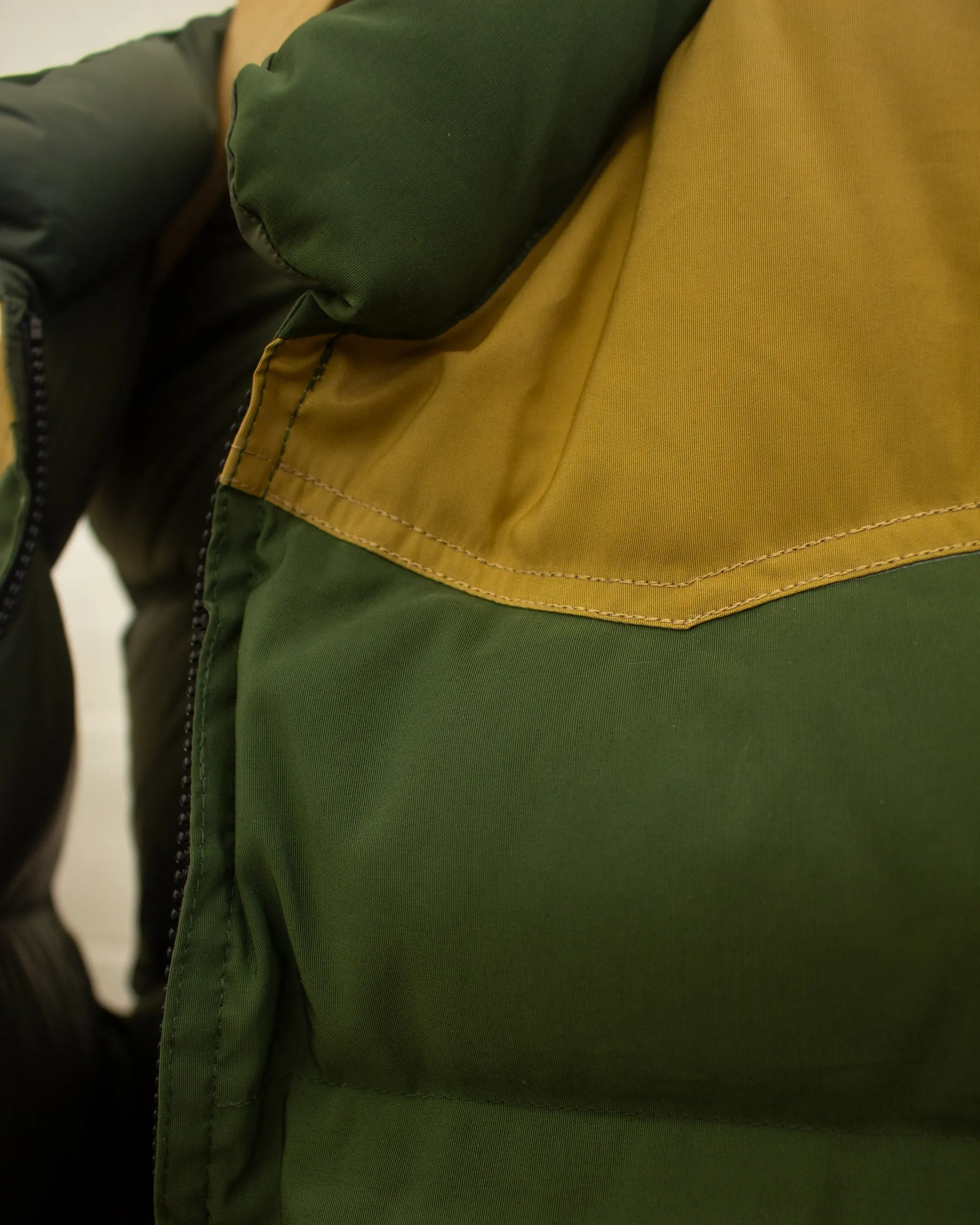 Sample Series | North By Northwest Vest | Olive & Khaki Yoke