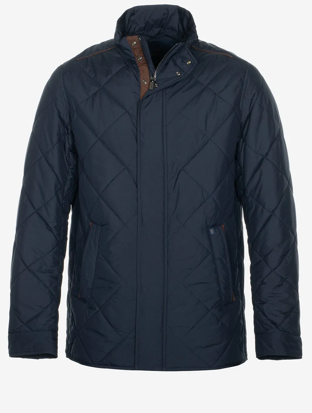 Save the Sea Quilted Jacket Navy