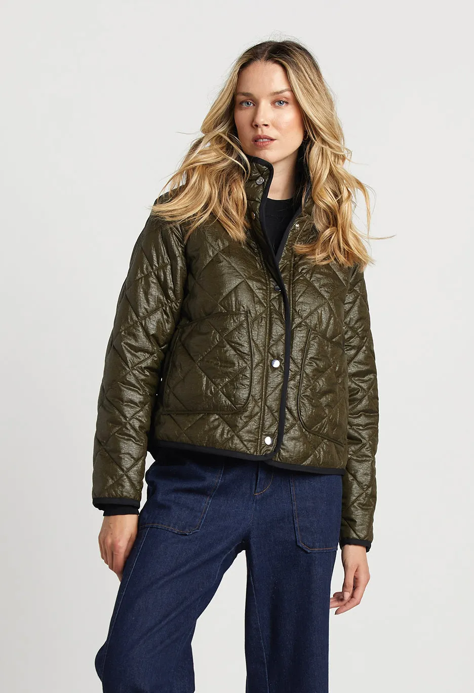 Shelby Short Quilted Hooded Jacket