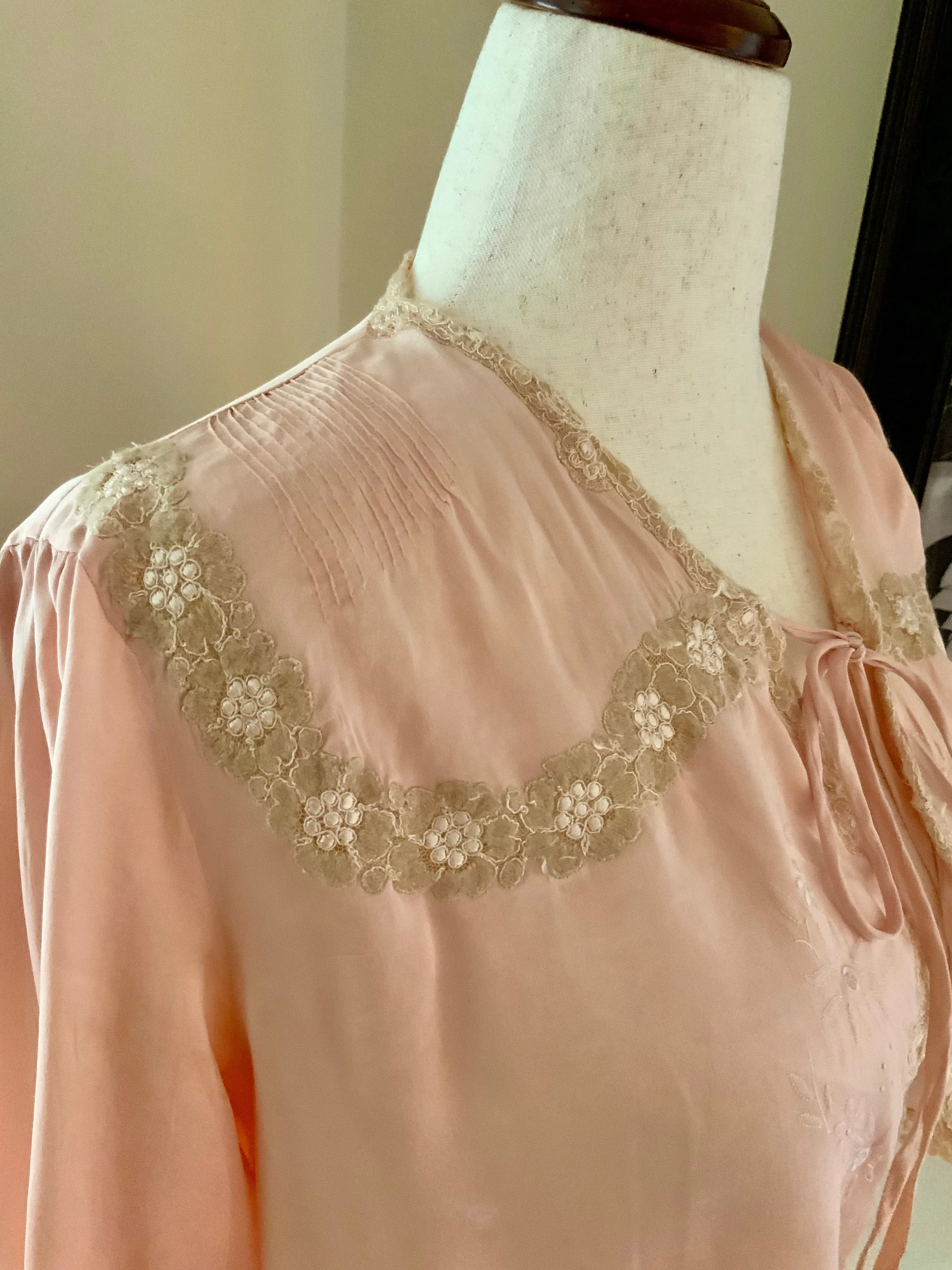 Silk Bed Jacket - 50s