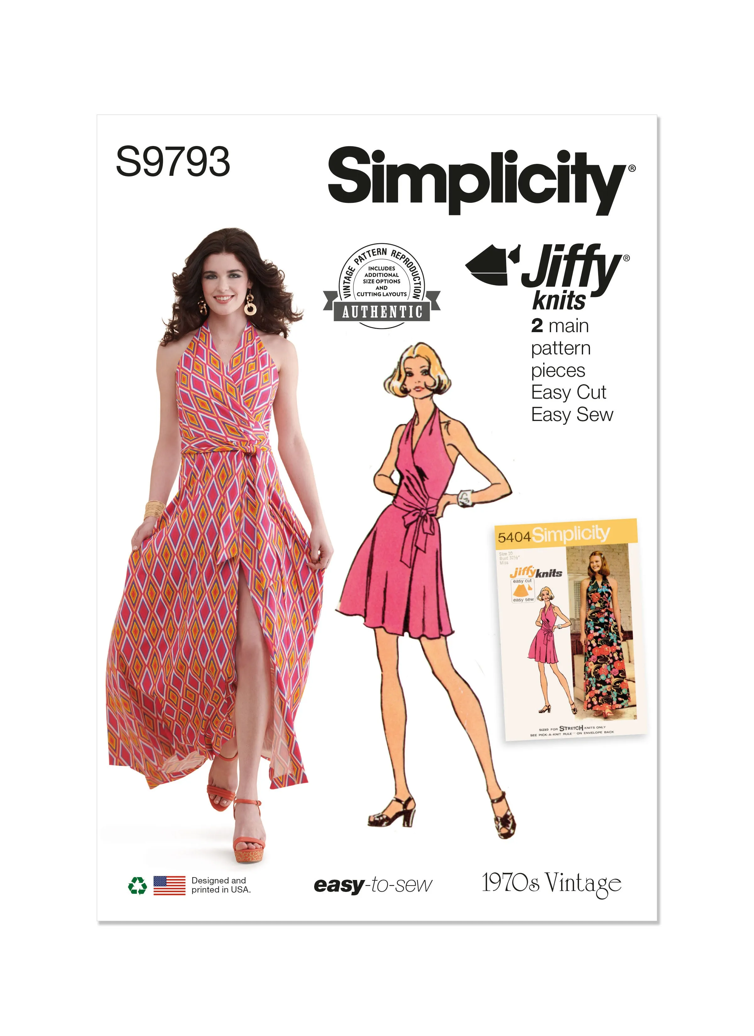 Simplicity Pattern 9793 Misses' Dress