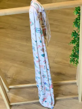 Single Layer Bamboo Swaddle - Peony Tool