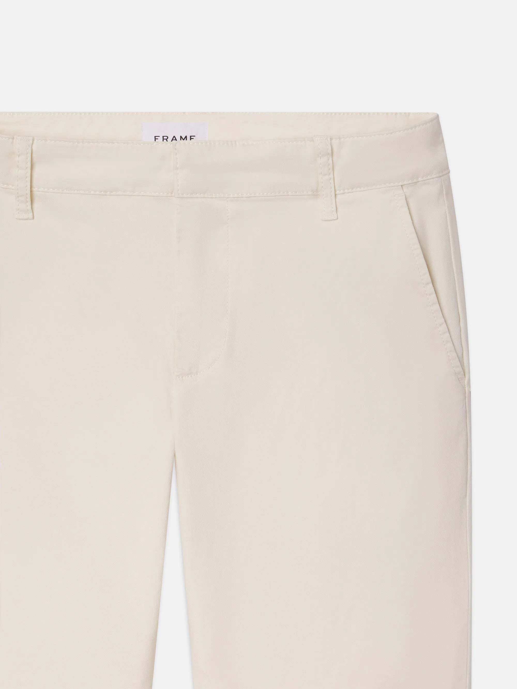 Slim Chino -- White Canvas